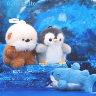 FORBETTER Killer Whale Plush Keyring, Orca Shark Aquarium Plushies Pendant, Soft Dolphin Beluga Whal