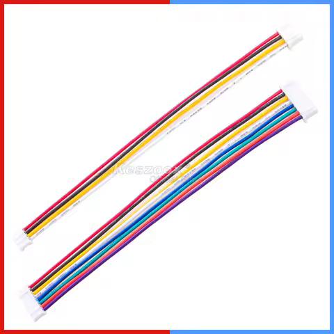 JST XH 2.54mm to PH 2.0 Wire Connector Kit, 2–10Pin Male/Female Socket Terminals 22AWG Cable 40/50/8