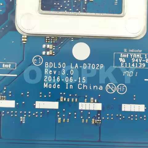 BDL50 LA-D702P With N3060 N3710 CPU For HP 250 G5 15-AY Laptop Motherboard 854944-601 854944-001 DDR