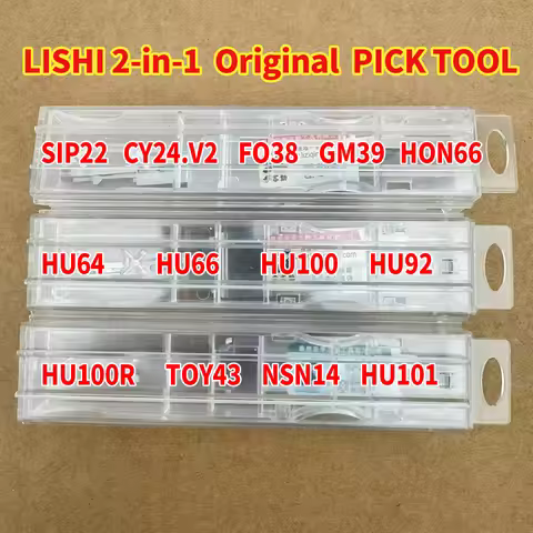LISHI 2 in 1 CY24.V2 GM39 HON66 HU64 HU66 HU92 HU100 HU100R HU101 NSN14 SIP22 FO38 TOY43 locksmith t