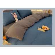 Bộ chăn ga gối 4 món cao cấp chất liệu cotton 2 mảnh ga giường 1m6 x 2 m 1m8 x 2m