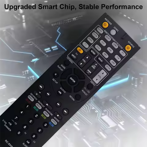 RC-834M Replace Remote for Onkyo AV Receiver TX-NR515 TX-NR414 HT-RC440 HT-S6500 HT-S7500 HT-R791 HT