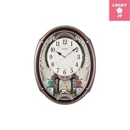 Rhythm (RHYTHM) cuckoo clock, radio-controlled clock, with 48 melodies, brown, 49.9 x 38.9 x 10.8cm, Aldi 4MN545RH23