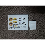 [READY STOCK]  TUDM Water Decal F/A-18D 25th anniversary 1/72 scale cut