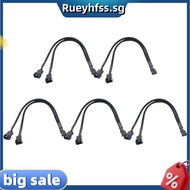 4-Pin PWM Fan Splitter Hub Cable forMotherboard andCPU PC Case Fan Extension Adapter Y Splitter Cabl