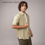 American Eagle Poolside Button-Up Shirt เสื้อเชิ้ต ผู้ชาย (NMSH 015-2893-309)