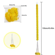 RM5B9G89Z Long Strands Artificial Marigold Garland​​ Pooja Diwali Fiesta DIY Marigold Flower Garland