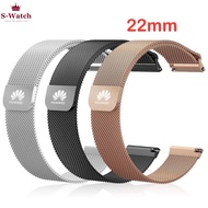 Milanese magnetic mesh steel strap Huawei Watch GT2, GT3, GT2 GT3 pro,GT 3Se,GT runner.. (with smart