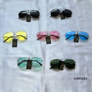 Fashion Sun Shades Sunglasses for Adults with Free Pouch Available in 7 Colors SUN3683