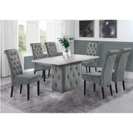Classic Dining Set Free Shipping Dining Set Marble table 6 seater 8 seater Direct Kilang Johor