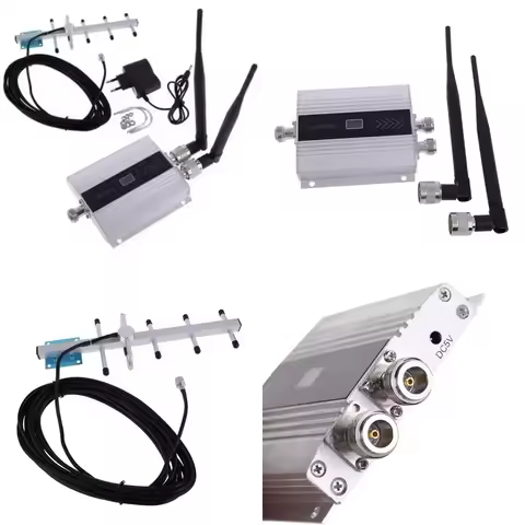 Foreign trade dual antenna GSM WCDMA mobile phone signal amplifier, double head Yagi antenna set