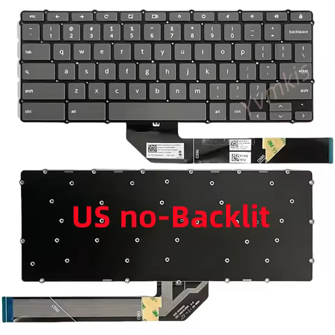 Ru/US/Spanish Keyboard for Lenovo Ideapad Flex 5 CB-13IML05 82B8,Flex 3 CB-11IGL05 CB-11M735 Chrome-