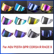 Motorcycle Full Face Helmet Visor Lens Case for AGV PISTA GPR CORSA R RACE 3 Anti-UV Dust-proof Helm