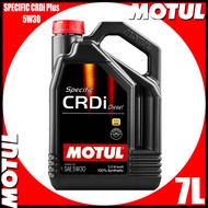 MOTUL น้ำมันเครื่อง รุ่น SPECIFIC CRDi ดีเซล | ขนาด 7 ลิตร  | SPECIFIC CRDi Plus 5W30 | สังเคราะห์แท้ 100% ออกแบบสำหรับเครื่องดีเซลคอมมอนเรล สำหรับเครื่องที่มีระบบกรองอนุภาค DPF สำหรับมาตรฐาน Euro IV, V ACEA C3, DPF, FUEL ECO