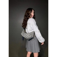 D-Journey Lunch Box Bag Underarm Bag Hobo Shoulder Bag Crossbody Bag Light Comfortable Machine Embro