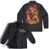 HITAM Coach jacket TRAVIS SCOOT jacket rapper vintage windbreakers parachute waterproof taslan plain