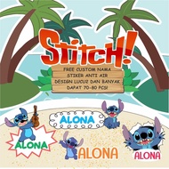 Stitch NAME STICKER / CUSTOM NAME STICKER / NAME LABEL