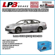 Lexus GS300 S160 Rear Brake Pad LPB Semi Metallic