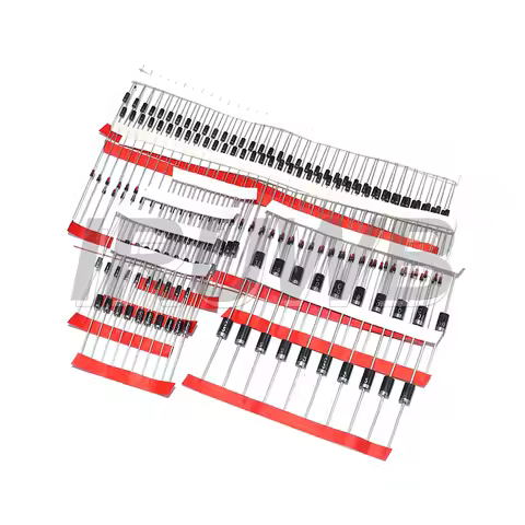 100PCS Fast Switching Schottky Diode Electronic Component Kit set 8 Values 1N4148 1N4007 1N5819 1N53