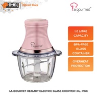 La Gourmet Healthy Electric Glass Chopper GC10 1.0L BPA Free Glass Container Overheat Protection GC2