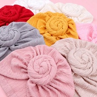 4colors Spring And Autumn Style Embroidered Headband Hat With Snail Curl Decoration For Babies Aged 