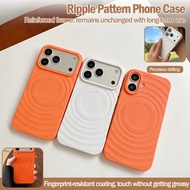 Solid Color Magnetic Wave iPhone 17 Case Pro Max / 17 / 17 Pro