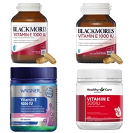 Blackmores Vitamin E 1000IU Healthy Care Vitamin E 500IU Wagner 