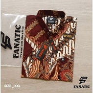 KEMEJA Shirts Men's Short Sleeve Shirts, Latest Motifs, Jumbo Men's Shirts, Sizes 5XL to 5XL, Large 