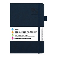 [Ready Stock] 2026-2027 English Weekly Planner A5 Simple Planner Notebook Print LogoWJG