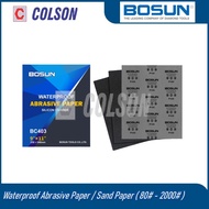 COLSON BOSUN Waterproof Abrasive Paper / Sand Paper 10PCS ( 80# - 2000# )