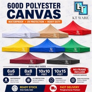 KT WARE 6x6 8x8 10x10 10x15 Canvas only market canopy Canvas canopy/ canopy cloth/ for market tents