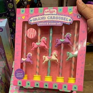 Smiggle PENCIL AND ERASER SET PENCIL AND ORIGINAL GRAND CAROUSEL ERASER
