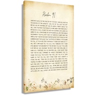 Psalm 91 Bible Verse Wall Art Prayer Poster Scripture Wall Decor Christian Pictures Poster Canvas Pr