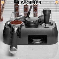 LAYOR1P9 Press Tampering Holder, Universal Multifunctional Espresso Coffee Tamper Station, Durable N