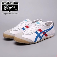 Onitsuka MEXICO 66 (หนังชั้นแรกคุณภาพสูง) รองเท้าผ้าใบลําลองคลาสสิกรองเท้าวิ่งผู้ชาย/รองเท้าแฟชั่นสต