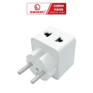 Ominsu P39 universal power plug connector converts 3-pin to 2-pin plug
