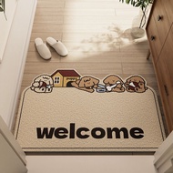 Entrance Door Floor Mats, Door Entrance Mats, Cuttable Wire Loops, Entry Door Mats, Light Luxury, High-grade Wipeable No