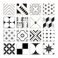 Nordic Small Floral Tiles300*300Bathroom tiles, Nanyar kitchen floor tiles, garden balcony tiles, bl