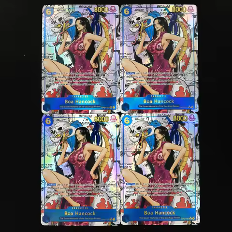 One Piece TCG OPCG English Boa Hancock Manga Card OP07-051 Boa 6 Cost Blue Boa Textured Foil Anime C