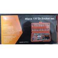 CHINA 46 PCS 1/4" DRIVE METRIC BOX SOCKET SET