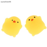 hin  2Pcs Cute Mini Chick Squishy Toy Squeeze Bubbles Toys Fidget Toys Pinch Kneading Toy Stress Reliever Toys Kid Party Favor nn