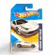 Hot Wheels Ferrari 458 ITALIA White Rare Item