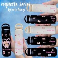 Arte Lounge Custom Coquette Series Tumbler | Custom Coquette Tumbler Pink | Korean Tumbler Coquette 