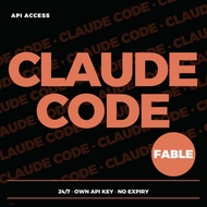 ClaudeCode API Access - No Expiry on Usage Quota | Includes Fable | Own API Key | 24/7 Instant Deliv