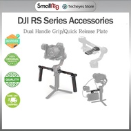 SmallRig Dual Handle Grip/Quick Release Plate/Camera Monitor Mount for DJI RS 5/RS 4 Pro/4 MIni/4/RS