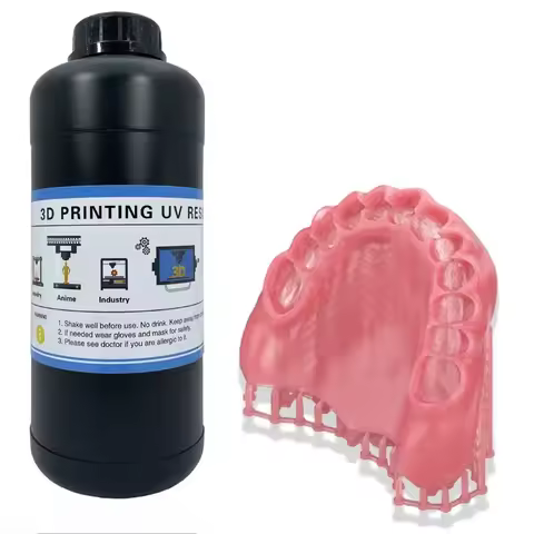 Denture Resins Pink Color 3D Lab Liquid Resins 405nm for DLP LCD Printer/ Flesh Color/ Lab Orthodont