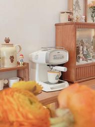 代購 解憂: 小呱可愛高顏可露營EUPA燦坤咖啡機全家用小型半自動意式18