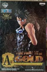 瀀 日空版 日版 一番賞 海賊王 航海王 劇場版 黃金城 GOLD A賞 魯夫