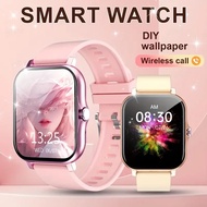 Smart Sports Watch Unisex 4.65cm HD Touch Screen Watch with Call Answering, Voice Assistant, USB Cha
