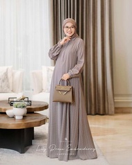 LILY DRESS EMBRIODERY SHARAREA GAMIS TERBARU SYARI  SYARI TRENDI BRANDED PRODUK PREMIUM FASHION MODE